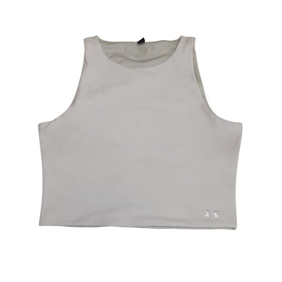 Under Armour Womens White Sleeveless Tank Top Size LGG. 2415 - Picture 1 of 5